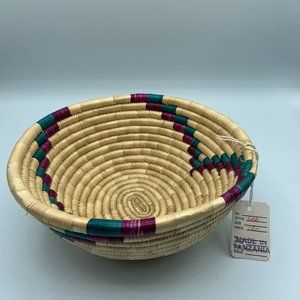 African Woven Bowl